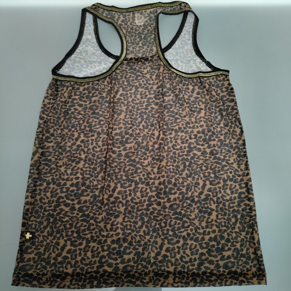 Andrew Christian leopard sheer tank M NWT - Picture 4 of 10
